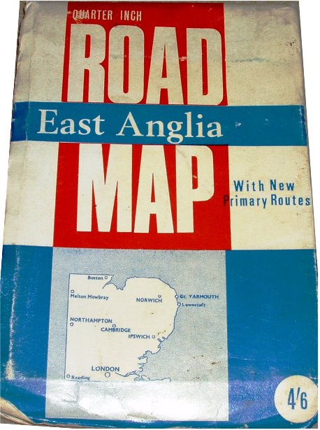 Geographers' Map Co East Anglia 1964